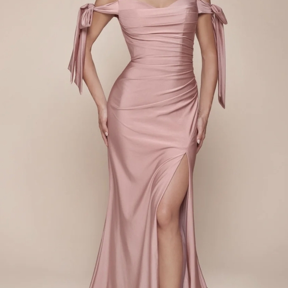 Dusty Rose Formal Dress - Size 12 - Picture 2 of 7